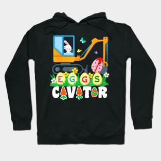 Easter Egg Hunt Toddlers Eggs Cavator Hoodie